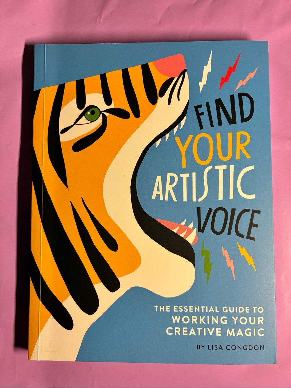 Find Your Artistic Voice Book - Blue & Orange Illustrated Cover